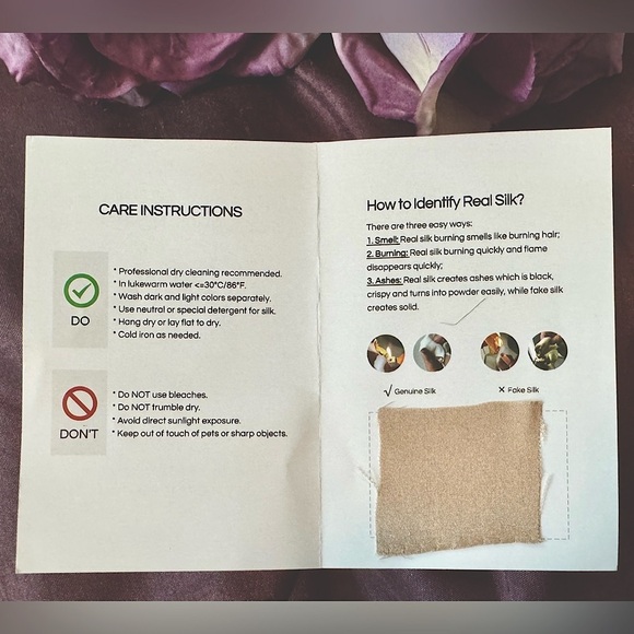 ❤️‍🔥 PAIR of 100% Mulberry Silk Pillowcases! - Picture 7 of 9